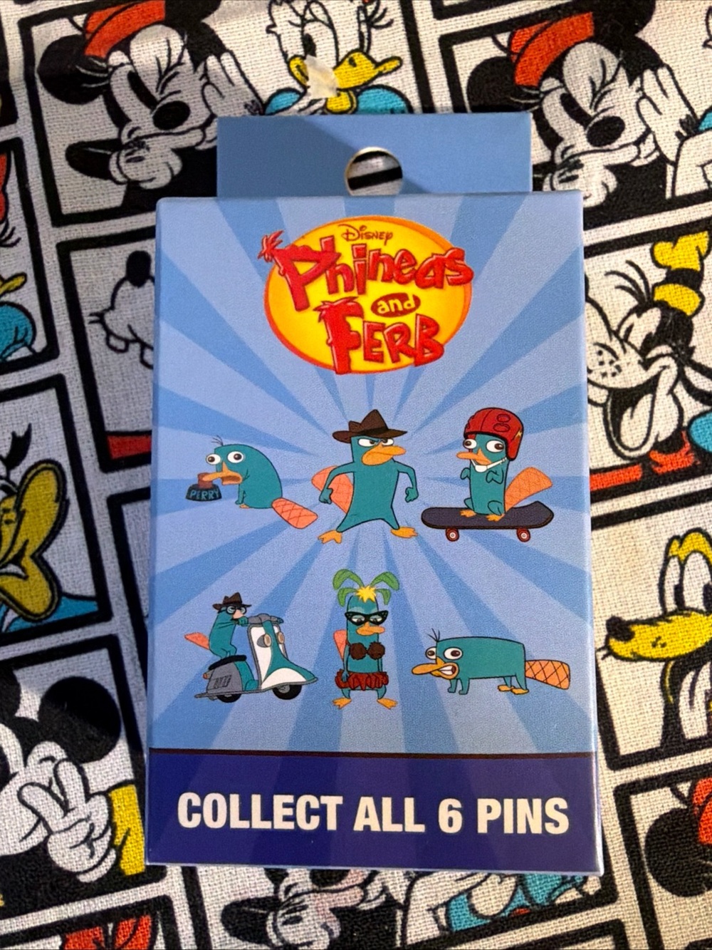 Disney Channel Phineas and Ferb Mystery Pin - Perry the Platypus New Sealed